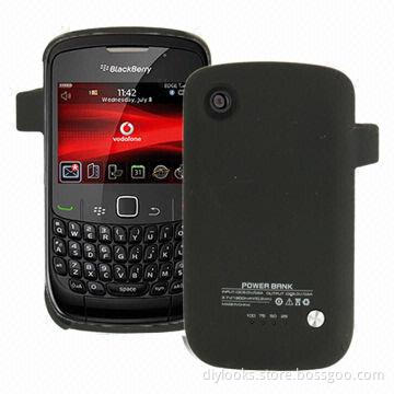 1800mAh Portable Power Bank, External Battery for BlackBerry 8520 (Black)